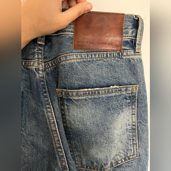 Zara Premium The New Daddy Slim Straight High Rise Jeans - Picture 2 of 5